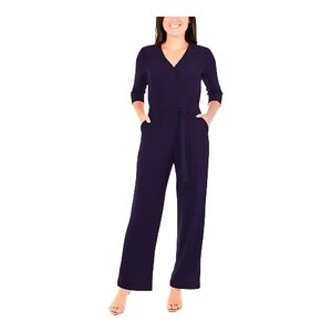 NY Collection Navy Jumpsuit - Petite XL, Retail.$70 - New w/ tag